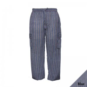 Nepalese Stripey Cotton Combat Trousers