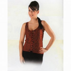 Celtic / Gothic Style Red Top